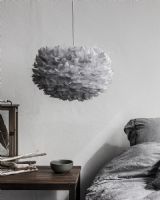 Umage EOS Medium, lysegrå m/ hvid pendel