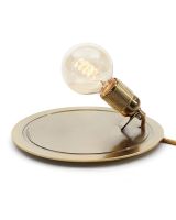 Ebb & Flow - Glow In A Dome - Bordlampe, Messing Base