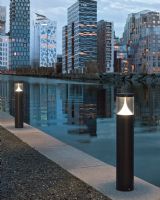 Norlys Egersund 108cm grafit - Udendørs LED pullert lamper