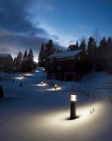 Norlys Egersund 108cm grafit - Udendørs LED pullert lamper