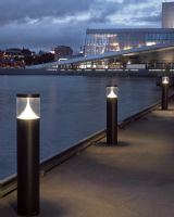 Norlys Egersund 108cm grafit - Udendørs LED pullert lamper