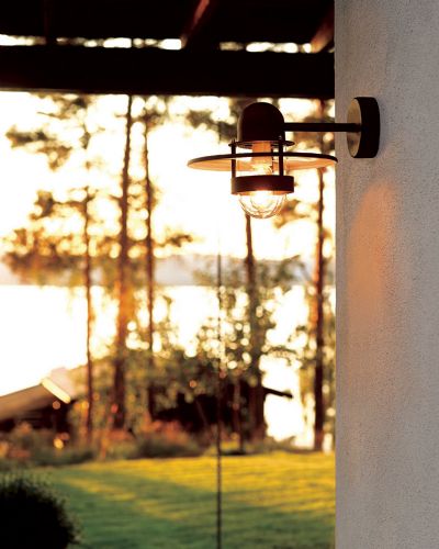 Norlys Bergen Væglampe - Udendørs - Sort