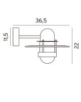 Norlys Bergen Væglampe - Udendørs