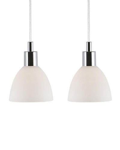 Nordlux Ray Pendel 2 stk - Opal/Krom