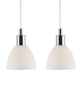 Nordlux Ray Pendel 2 stk - Opal/Krom