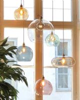 Ebb & Flow Horizon Pendel - Ø21 - Klar/Sølv