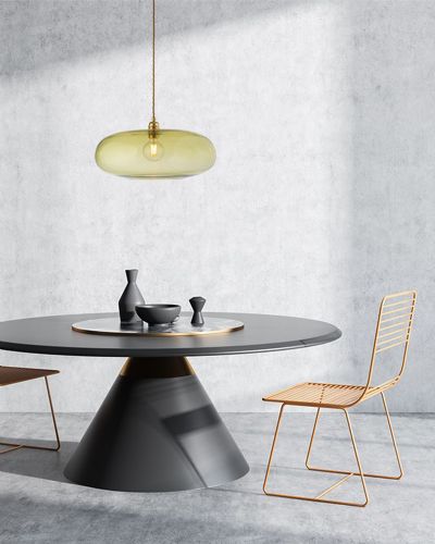 Ebb & Flow Horizon Pendel - Ø21 - Olive/Guld