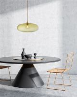 Ebb & Flow Horizon Pendel - Ø21 - Olive/Guld