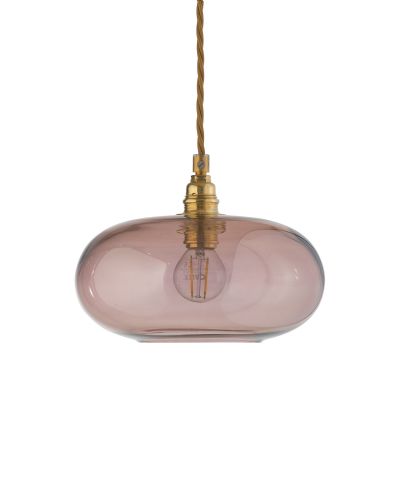 Ebb & Flow Horizon Pendel - Ø21 - Obsidian/Guld