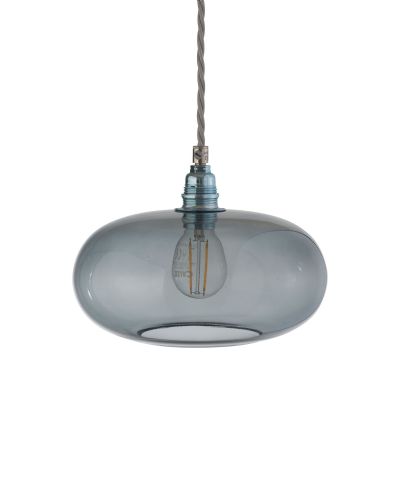 Ebb & Flow Horizon Pendel - Ø21 - Smokey Grey/Sølv