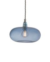 Ebb & Flow Horizon Pendel - Ø21 - Deep Blue/Sølv