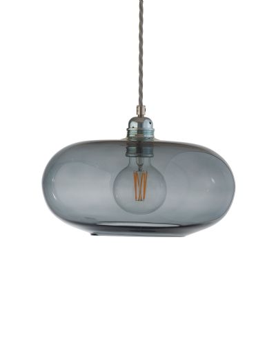 Ebb & Flow Horizon Pendel - Ø29 - Smokey Grey/Sølv