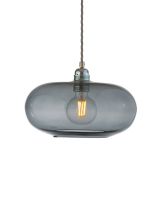 Ebb & Flow Horizon Pendel - Ø29 - Smokey Grey/Sølv