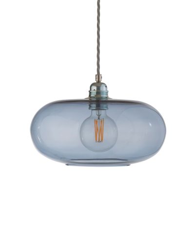 Ebb & Flow Horizon Pendel - Ø29 - Deep Blue/Sølv