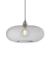 Ebb & Flow Horizon Pendel - Ø36 - Klar/Sølv