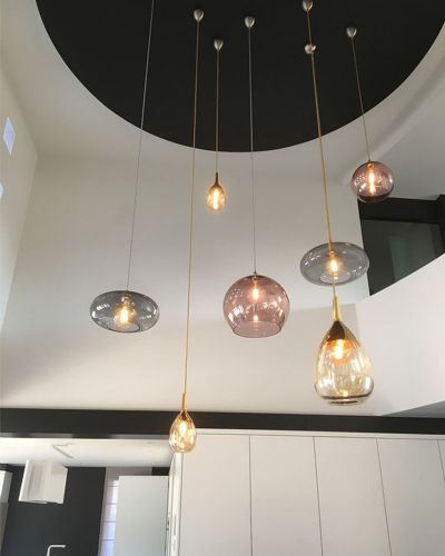 Ebb & Flow Horizon Pendel - Ø36 - Chestnut Brown/Guld