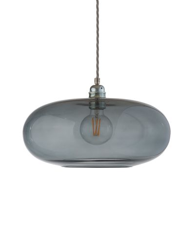 Ebb & Flow Horizon Pendel - Ø36 - Smokey Grey/Sølv
