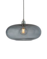 Ebb & Flow Horizon Pendel - Ø36 - Smokey Grey/Sølv