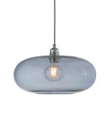 Ebb & Flow Horizon Pendel - Ø36 - Deep Blue/Sølv