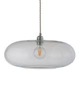 Ebb & Flow Horizon Pendel - Ø45 - Klar/Sølv