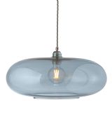 Ebb & Flow Horizon Pendel - Ø45 - Topaz Blue/Sølv