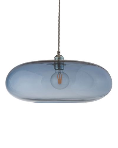 Ebb & Flow Horizon Pendel - Ø45 - Deep Blue/Sølv