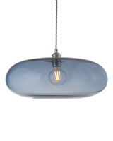 Ebb & Flow Horizon Pendel - Ø45 - Deep Blue/Sølv