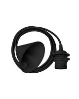 Umage Pendelophæng med stofledning, Sort