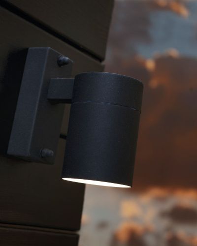 Nordlux Tin Væglampe - Sort - Udendørs