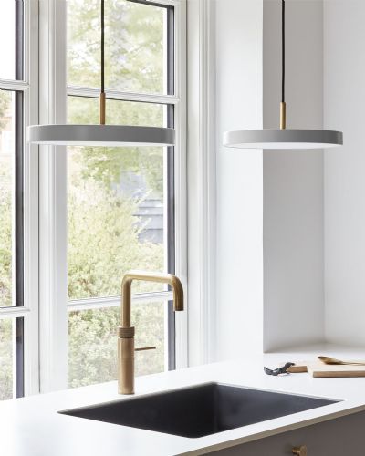 Asteria Mini Pendel - Mist/Lys grå