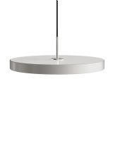 Asteria Pendel - Mist/Lys grå m. stål cover