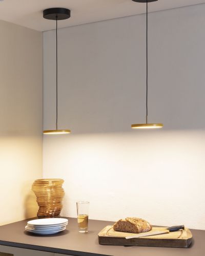 Asteria Micro Pendel - Saffron/Gul