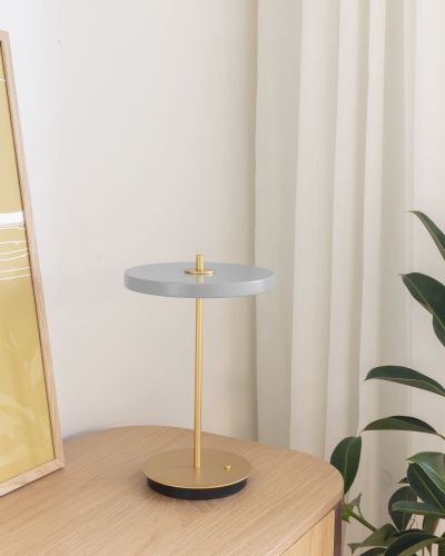 Asteria Move Bordlampe - Mist/Lys grå