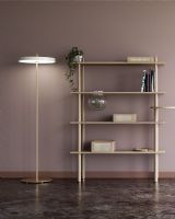 Asteria Gulvlampe - Pearl/Hvid