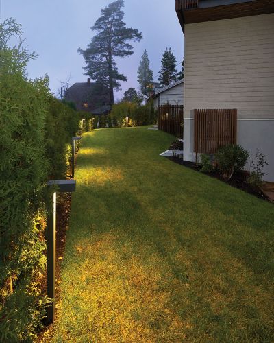 Norlys Asker LED Pullert, 55cm - Sort