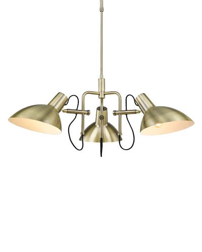 Halo Design Metropole 3 Lysekrone - Messing