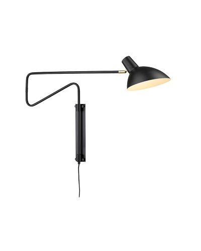 Halo Design Metropole Deluxe Væglampe Medium - Sort