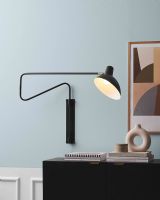 Halo Design Metropole Deluxe Væglampe Medium - Sort