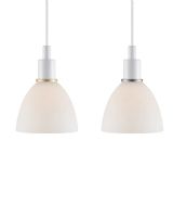 Nordlux Ray Pendel 2 stk - Opal/Hvid