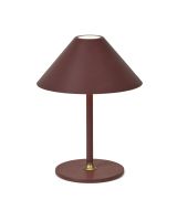 Halo Design Hygge Bordlampe uden ledning - Maroon Red