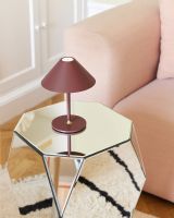 Halo Design Hygge Bordlampe uden ledning - Maroon Red