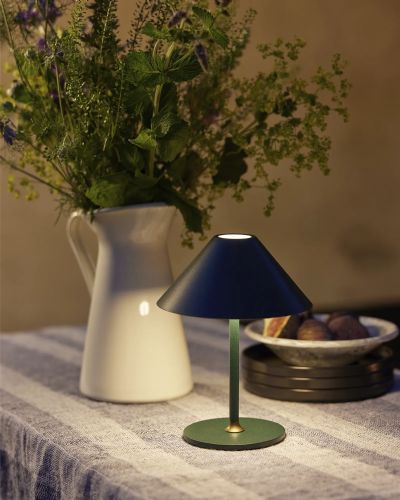 Halo Design Hygge Bordlampe uden ledning - Grøn
