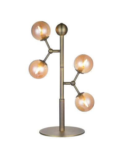 Halo Design Atom Bordlampe - Rav/Messing