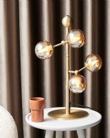 Halo Design Atom Bordlampe - Rav/Messing