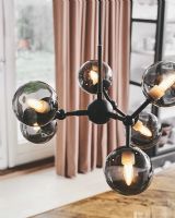 Halo Design Atom Pendel Røg/Sort