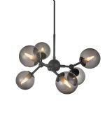 Halo Design Atom Pendel Ø45 Røg/Sort