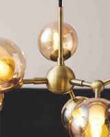 Halo Design Atom Pendel - Ø45 - Rav/Messing