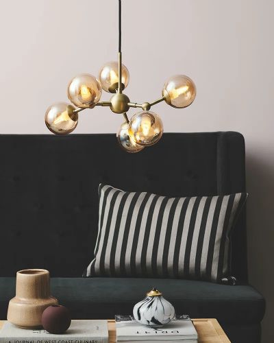 Halo Design Atom Pendel - Ø57 - Rav/Messing