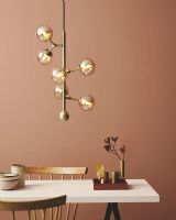 Halo Design Atom Vertical Pendel Rav/Messing