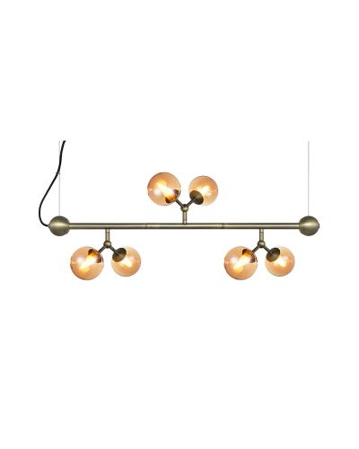 Halo Design Atom Mini Langbordspendel Rav/Messing